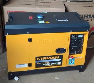 Firman SDG10000SE — generator held by LAMM Investment Company.