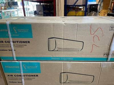 Hisense indoor units — air conditioner held by LAMM Investment Company.
